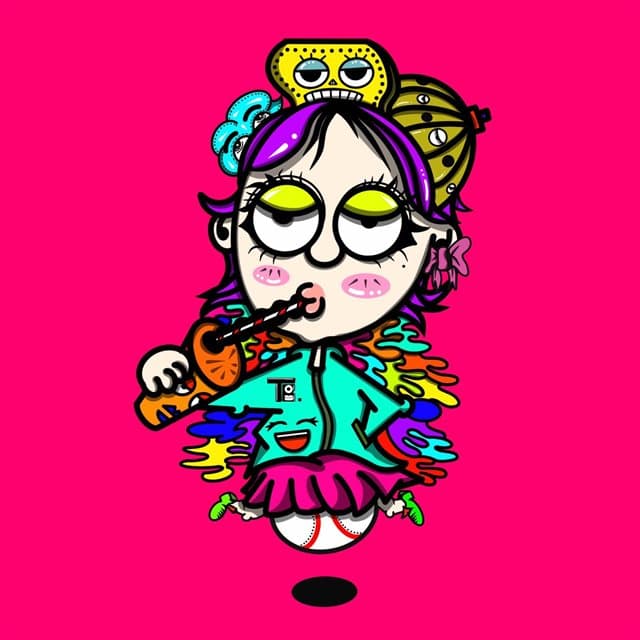 Mini Canvas — Candy Girl