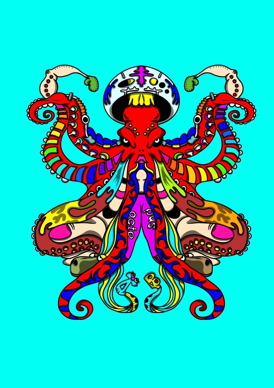 Mini Canvas — Octopus